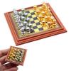 1/12 Scale Dollhouse Chess Set Detailed Alloy 1:12 Scale Dollhouse Furniture Chess Set DIY Decorative 1:12 Scale Accessories for Dollhouse Lovers Chessboard,1:12 Scale Accessories view 3