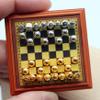 1/12 Scale Dollhouse Chess Set Detailed Alloy 1:12 Scale Dollhouse Furniture Chess Set DIY Decorative 1:12 Scale Accessories for Dollhouse Lovers Chessboard,1:12 Scale Accessories view 4