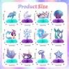 12 Pcs Mermaid Honeycomb Centerpiece, Mermaid Birthday Party Under The Sea Table Decorations Supplies for Ocean Mermaid Theme Birthday Baby Shower Party view 2