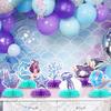 12 Pcs Mermaid Honeycomb Centerpiece, Mermaid Birthday Party Under The Sea Table Decorations Supplies for Ocean Mermaid Theme Birthday Baby Shower Party view 4