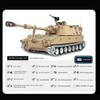 BrickCraftWorks RC Tank That Shoots for Adults, 1/16 2.4G Remote Control M109A2 Grenade Tank Simulation Military Vehicle Model with Sound and Light Effects (Basic Version M2109) view 2