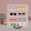 360-degree Rotating Acrylic Glasses Display case, Acrylic Display case, Suitable for displaying Sunglasses, Jewelry and Collectibles view 3