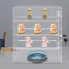 360-degree Rotating Acrylic Glasses Display case, Acrylic Display case, Suitable for displaying Sunglasses, Jewelry and Collectibles view 4
