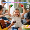6 Pack Easter Basket Stuffers, Eco-Friendly Woode Percussion Musical Shaker, Toddlers Stocking Stuffers 1-3 Year Old, Montessori Toys for Kids Boys Girls Easter Party view 4