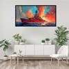 Boat Moon Paint by Numbers for Adults, DIY Paint by Number Acrylic with 3 Brushes, DIY Painting by Numbers for Beginner Kits, DIY Canvas Oil Painting Kit for Home Wall Decor Gift (No Frame) 40x120cm view 2