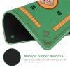 2F22E Mahjong Mat, Noise Reduction Non-Slip Mahjong Mat for Table, 32.4 * 32.4 Inch Mahjong Table Mat for Poker, Board Table Mat, Dominoes, Tile,Card Games (Green) view 2