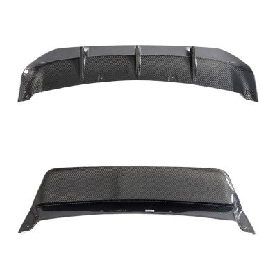 Car Rear Bumper Diffuser Lip Spoiler Compatible with Lexus RC F Base Coupe 2-Door 2015-2018 Rear Diffuser Apron Lip Body Kit Carbon Fiber