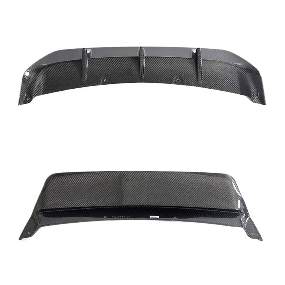 Car Rear Bumper Diffuser Lip Spoiler Compatible with Lexus RC F Base Coupe 2-Door 2015-2018 Rear Diffuser Apron Lip Body Kit Carbon Fiber