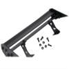 Metal Tail Wing Rear Compatible with Tamiya 1/10 TT02 Upgrade XV01 HSP 94123 PTG2 On-Road RC Rally Car Part Replace(Black) view 3