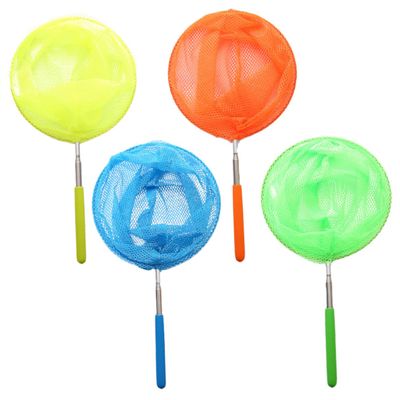 GARVALON Boys and Girls Nets Telescopic Insect Nets Catching Toys Extendable for Outdoor Activities 4 Pcs