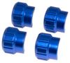 Shock Cap Protector Compatible with Arrma 1/7 1/8 Rc Car Upgrade Aluminum Alloy Shock Absorber Protection Cover Part Replace AR330492(Dark Blue) view 3