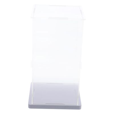 GARVALON Acrylic Display Box for Toys Figures Collectibles Shell Display Case Lid