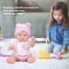 11.8 Doll, Soft Silicone Body Lifelike Newborn Baby Doll with for Kids view 4