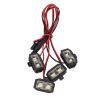 8LED White Light RC LED Headlights Super Bright Night Lighting Support Voltage 5-7.4V with Plastic Shell for 1/10 RC Car view 1