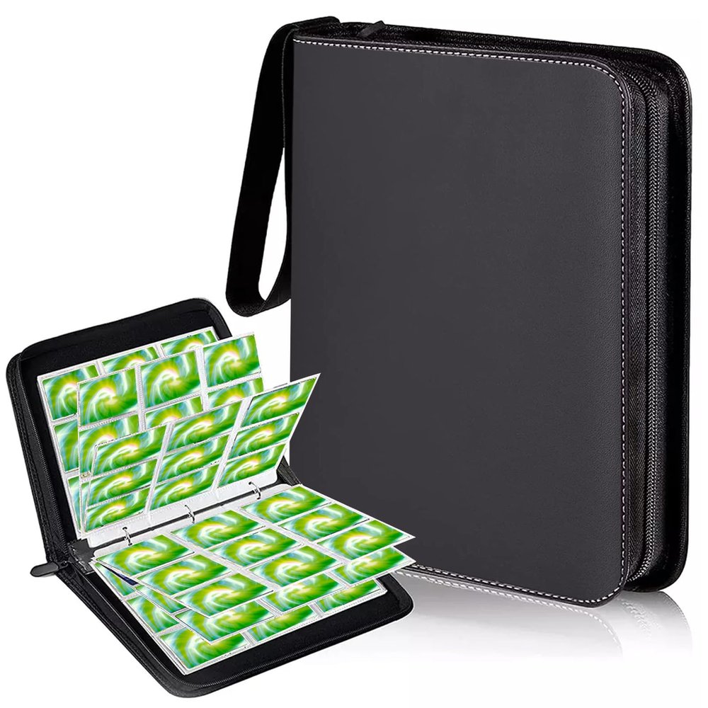 2PCS Card File,9 Pockets Can Hold 900 Cards(baseball)