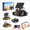 Robot Kit, Robotics for Kids Ages 8-12 12-16, 4-in-1 ESP32 Smart Tank Solar Robot Car for Arduino/Scratch/Python, STEM Science Kit 4WD Remote Control Car Coding Gift Building Toy for Boys Girls Teens view 1
