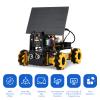 ACEBOTT ESP32 Smart Camera Solar Robot Car, 4WD Omnidirectional Movement Remote Control Car Compatible with Arduino IDE, Electronics Programming Project/STEM Educational/Science Coding Kit for 12+ view 3