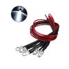 QUMIIRITY 20pcs Pre-wired Led Light Bulbs Round Shape Low Power Led for Rc Toys Decorations view 4
