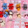 28 Pack Valentines Day Gifts for Kids Classroom Valentines Cards for Kids School Mini Bear Plush Toys Keychains Valentines for Boys Girls Class Valentines Exchange Cards Valentine Party Favors Prizes view 3