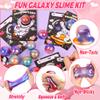 28 Pack Valentines Day Gifts for Kids Classroom with Galaxy Slime Kit Valentines Day Cards for Kids Class, Valentines for School Valentines Exchange Cards Party Favors Classroom Exchange Gift Set view 4