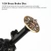 Brass Counter Weight Brake Discs, enhances vehicle balance and braking performance, 20mm RC Brake Disc Set includes 4 silver discs with pins for RC hobbyists off-road models scale building projects view 3