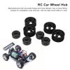 Alomejor RC Car Wheel Hub, Aluminum Alloy Wheel Rim Hub Reduce for Fj40 C14 C24 B14 B24 B16 B36 1/16 Model Vehicles (Black) view 4