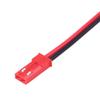 JST Connector Kit, Male Female Wire Connectors 40Pcs JST Male Cables, Silicone 2 Pin Connector Wire, 24 AWG Female Plug Connector with 10cm Wire Cable Coaxial Cable Connector for view 2