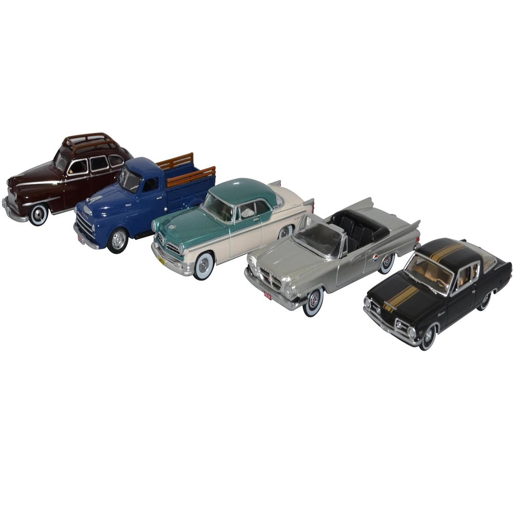 Centenary 5 Piece Set 1/87 (HO) Scale Diecast Model Cars 87SET003