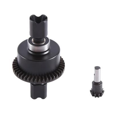 Main Diff Gear 43T for ARR-ma 1/7 for Fire-Team for Moj-ave 1/8 for Typ-hon for KRA-ton(Black)