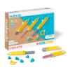 Makedo Create | Upcycled Cardboard Construction Tool Kit in Small Toolbox (260 Pieces) | STEM + STEAM Educational Toys for at Home Play + Classroom Learning | Reusable Tools for Boys and Girls Age 5+ view 1