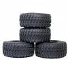 2.2" 135mm*55mm Rubber Rock Tyres Wheel Tires for 1:10 18 RC Crawler Car Axial SCX10 90046 AXI03007 TRX4 for Red-cat view 1