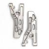 2pcs Metal Front Lower Suspension Arms for Team for Cor-Ally for Kro-nos XP 6S XTR 1/8 RC Car Upgrades Parts Accessories view 1