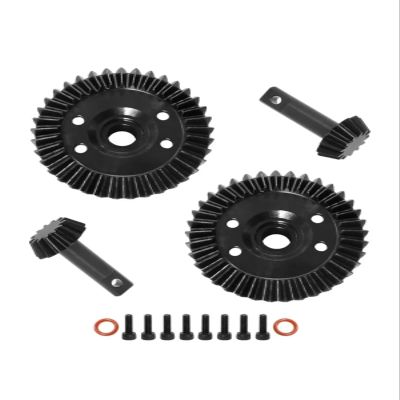 37T 13T Steel Differential Gear Set Ring Gear Pinion Gear 5379X 5679R for Tra-xxas for Su-mit for E-Revo 1/10 RC Car Upgrade Parts(2PC)
