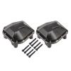 RC Car Repair Kit for Axial for SCX10 PRO 1/10 Scale RC Comp Car Crawler 4x4 for LCG for Chassis Front Rear Axle Upgrade Parts 33g Black Coating Brass Diff Cover(2 pcs) view 1