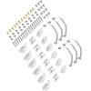 RC Car Parts for WPL for Jjrc B14 B24 B1 B16 B36 Q60 Q63 Q75 1/16 RC Car Upgrade Parts for WPL 4x4 6x6 Steel Shock Absorber Suspension for Leaf Springs(Silver 2) view 3