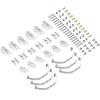 RC Car Parts for WPL for Jjrc B14 B24 B1 B16 B36 Q60 Q63 Q75 1/16 RC Car Upgrade Parts for WPL 4x4 6x6 Steel Shock Absorber Suspension for Leaf Springs(Silver 2) view 4