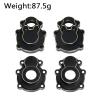 RC Parts Compatible with FMS FCX10 1/10 RC Crawler Car Upgrade Parts Brass Differential Axle Cover Steering Outer Inner Portal Housing(Rear Set) view 2