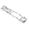 RC Car Parts for WPL for D12 RC Drift Car Upgrade Parts 1/10 Accessories 1Pcs Remote Control Car CNC Metal Body for Chassis Frame Beam Accessories(Silver) view 4