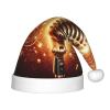 Augenstern Christmas Hat Microphone-Abstract-Musical Xmas Hat Unisex Santa Hat view 1