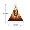 Augenstern Christmas Hat Microphone-Abstract-Musical Xmas Hat Unisex Santa Hat view 3