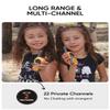 FOREDOM Rechargeable Walkie Talkies for Kids Walkie Talkies Long Range for Boy & Girl Age 3 to 12 Year Old Birthday Toys - 2 Pack view 2