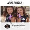 FOREDOM Rechargeable Walkie Talkies for Kids Walkie Talkies Long Range for Boy & Girl Age 3 to 12 Year Old Birthday Toys - 2 Pack view 2