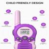 FOREDOM Rechargeable Walkie Talkies for Kids Walkie Talkies Long Range for Boy & Girl Age 3 to 12 Year Old Birthday Toys - 2 Pack view 4