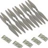 10 Pcs Propeller Props Four Axis Multi Axis RC Airplane CW/CCW Propellers (5 Pair) Compatible with MR 9045 1045 1145 1245 Replacement Blades(1145) view 2
