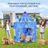 Amplov Princess Pop Up Play Tent, Frozen Toys for Girls, Large 53" x 41" Indoor/Outdoor Ice Castle Playhouse with LED Lights and Carrying Bag, Ideal Gift for Ages 3-9 view 4