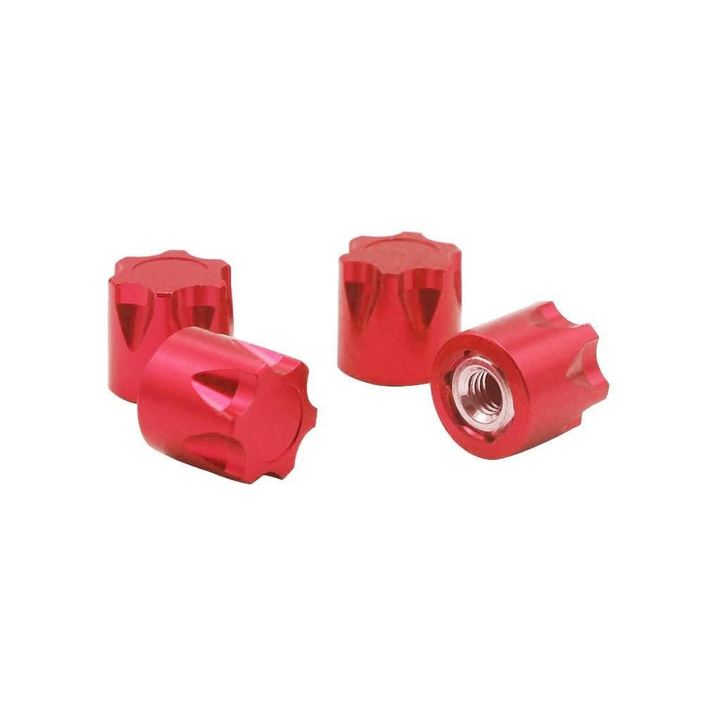 4pcs Cnc Aluminum Alloy M4 Nut Wheel Rim Hat Cap For 1/10 Rc Crawler(9)