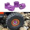 4pcs Cnc Aluminum Alloy M4 Nut Wheel Rim Hat Cap For 1/10 Rc Crawler(9) view 2
