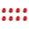 HXBER 8pcs M3 Servo Washer Spacer Gasket Set Aluminum Alloy M3 Counterbore Washers for Car Boat Steerig Gear Outside Diameter 6.4mm/0.25inch-Red view 1