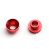 HXBER 8pcs M3 Servo Washer Spacer Gasket Set Aluminum Alloy M3 Counterbore Washers for Car Boat Steerig Gear Outside Diameter 6.4mm/0.25inch-Red view 3