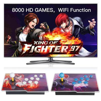 FVBADE[16800 in 1] Pandora Box Arcade Game Console WiFi Function to Add More Games Compatible PC & Projector & TV ,3D Games 4 Players Category Favorite List Save/Search/Hide/Pause